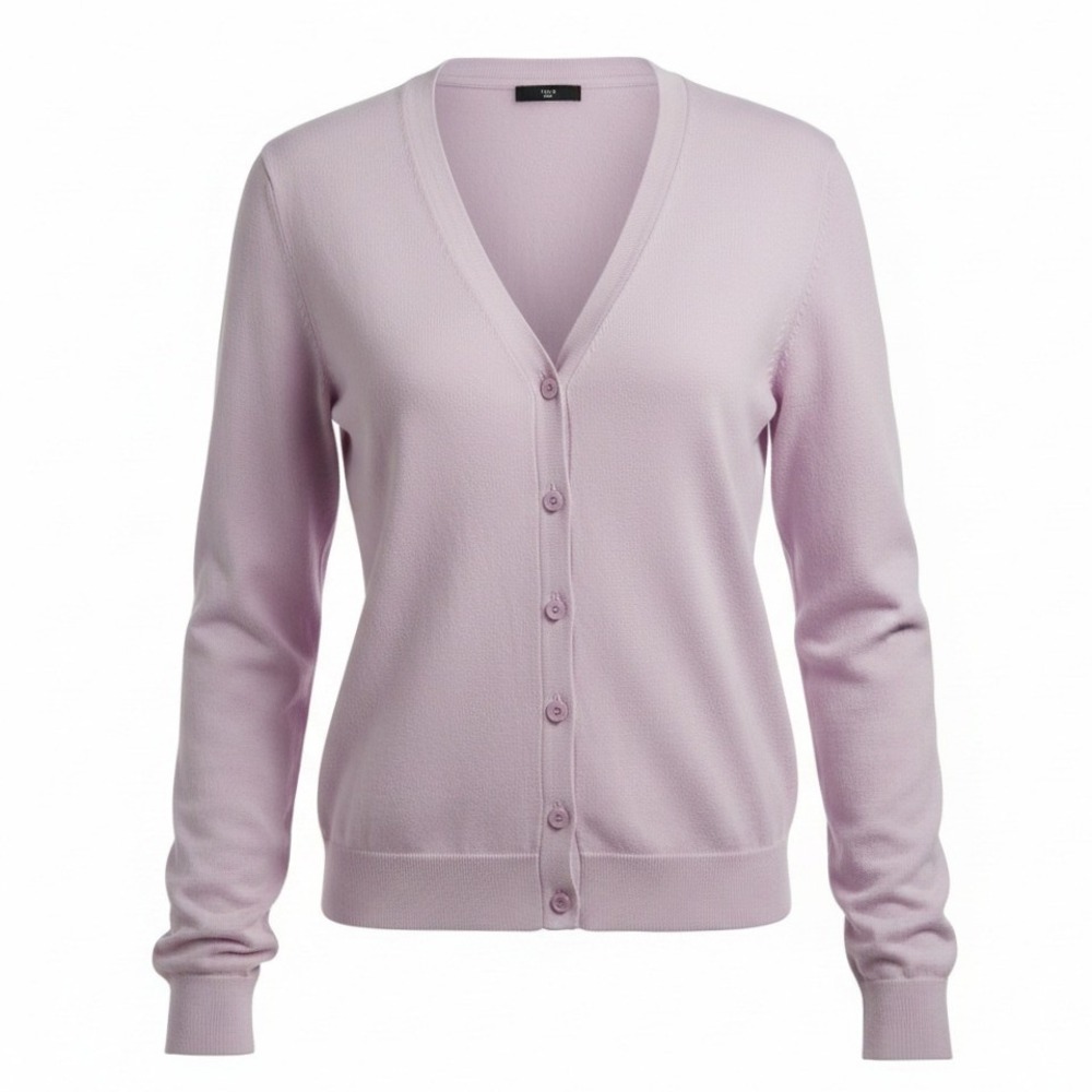 Gap XXL Pink V-Neck Button Front Cardigan‎ Sweater Soft Knit Pastel Preppy Basic